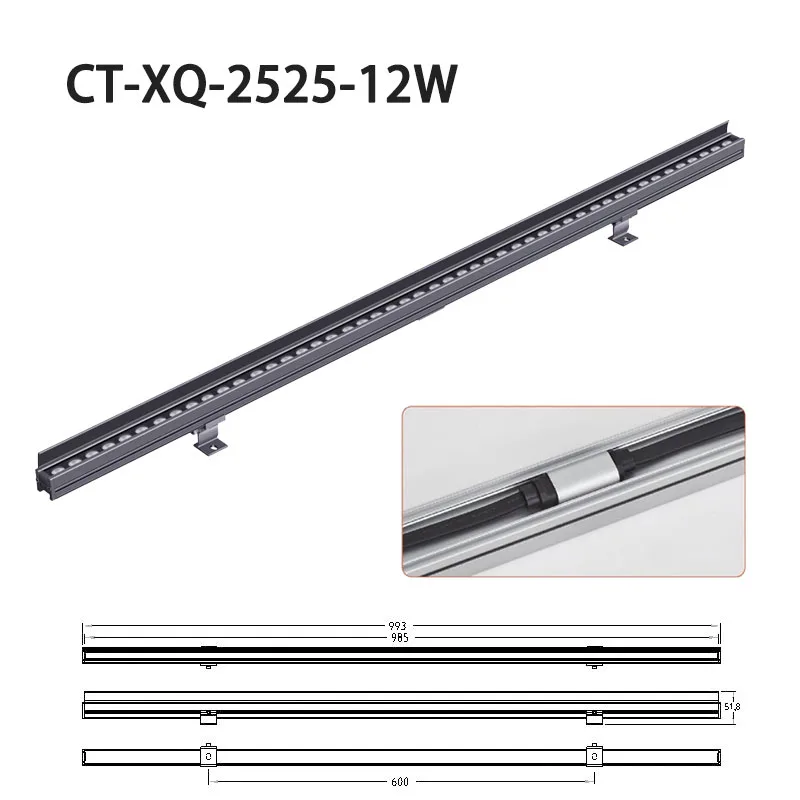 LED WASH WALL LAMP-CT-XQ-2525-12W