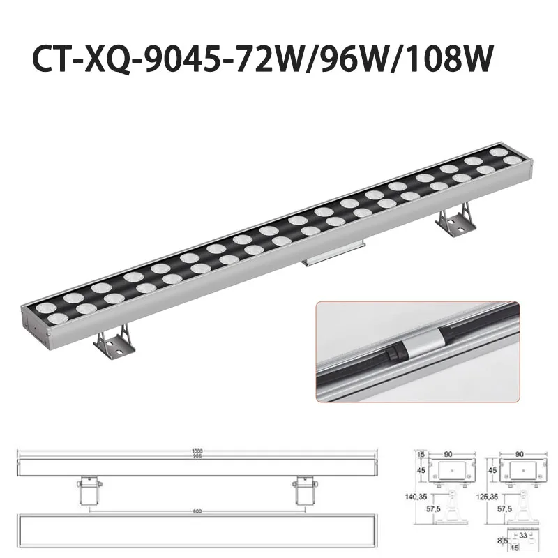 LED WASH WALL LAMP-CT-XQ-9045-72W-96W-108W