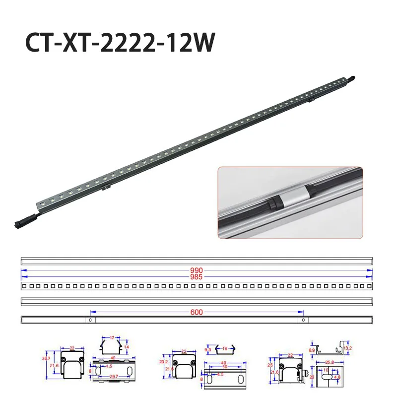 LED LINE LIGHT-CT-XT-2222-12W