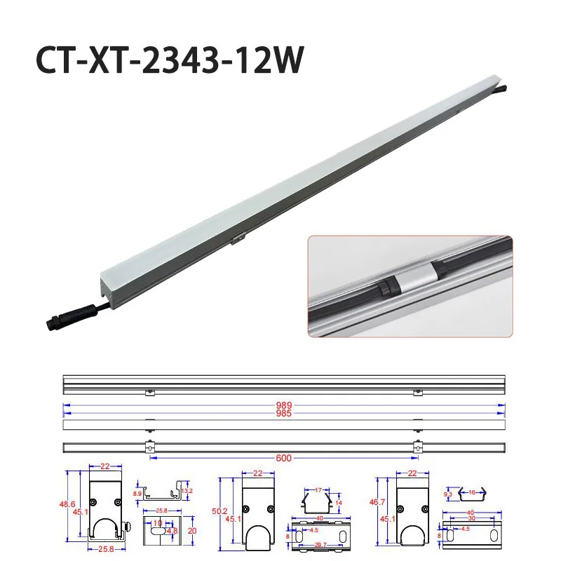 LED LINE LIGHT-CT-XT-2343-12W