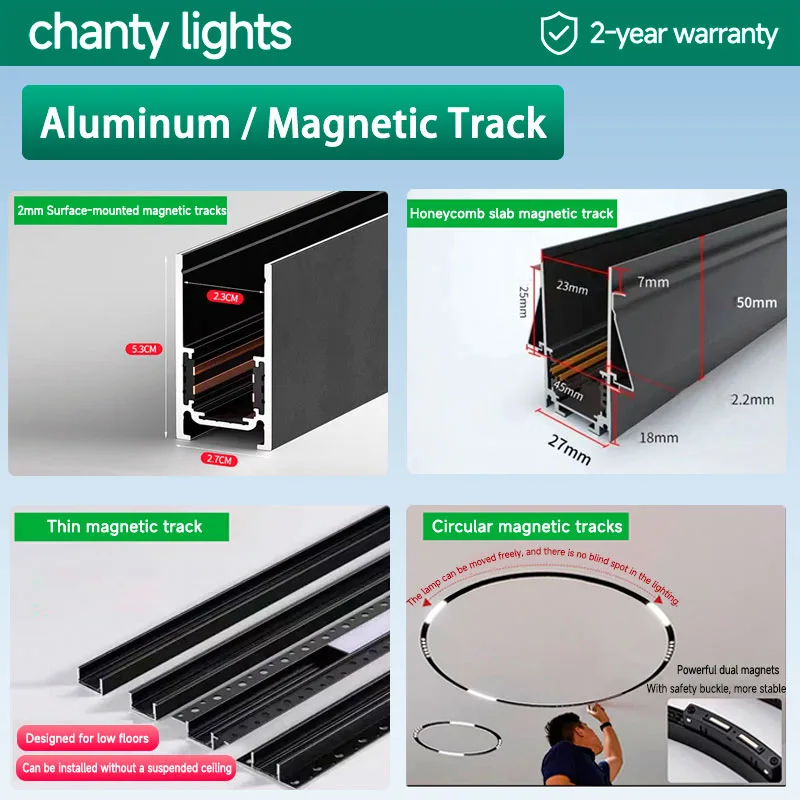 Aluminum Magnetic Track2-categories