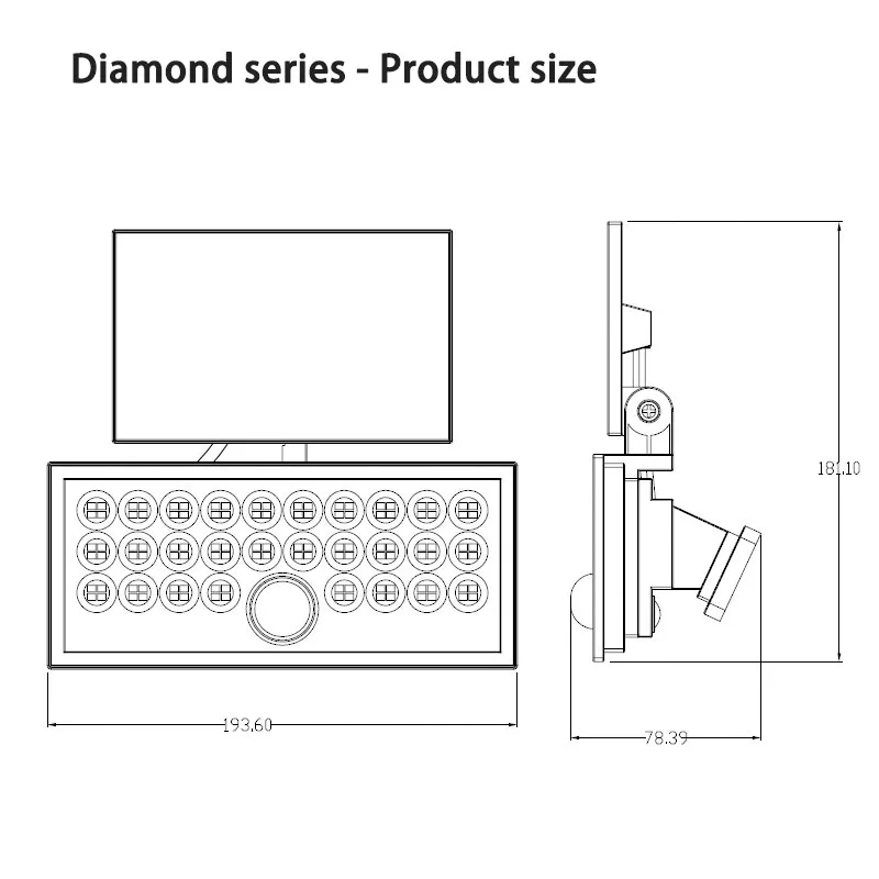 Diamond series - Product size