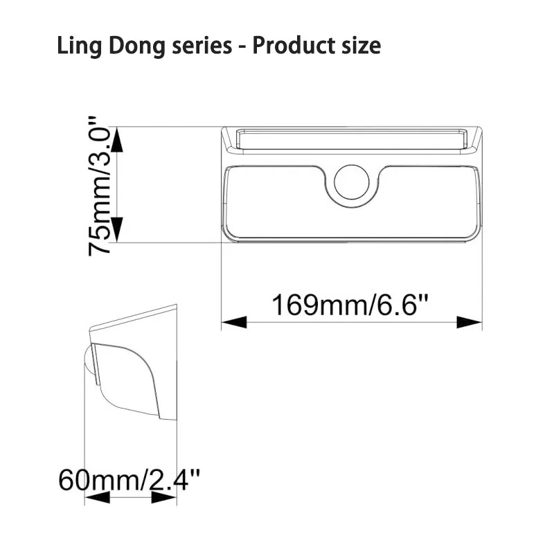 Ling-Dong series - Product size