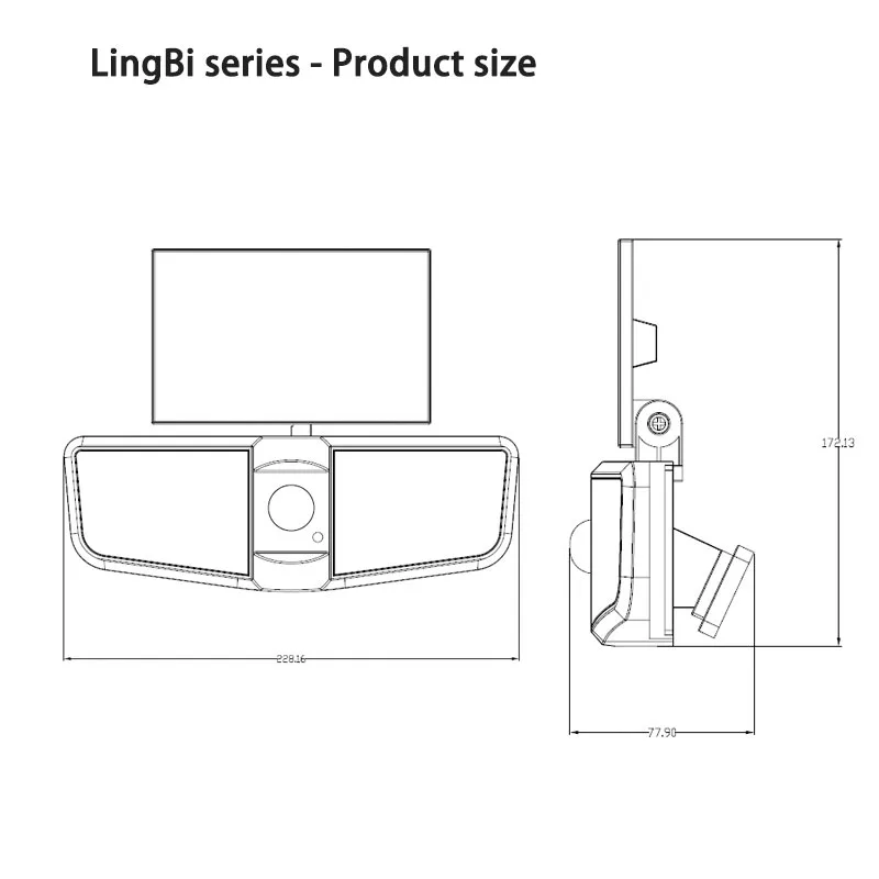 LingBi series - Product size