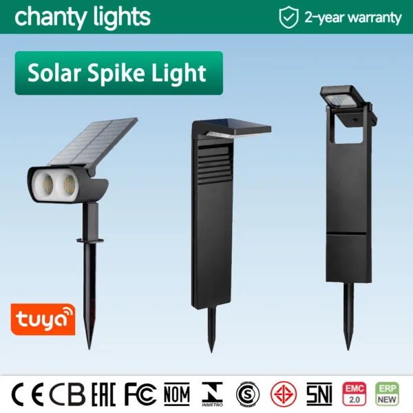 Solar Spike Light