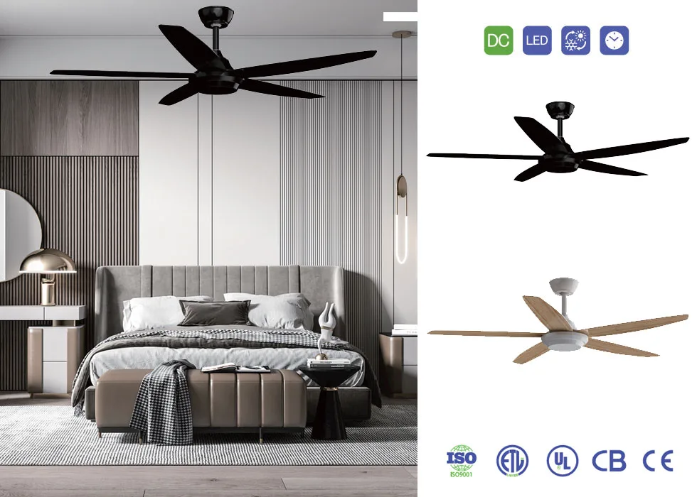 Straight Blade Fan with Light CT-SFL02