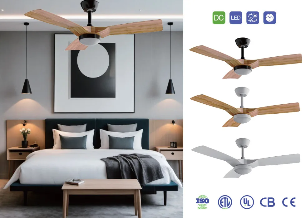 Straight Blade Fan with Light CT-SFL11