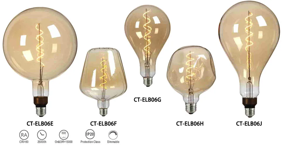 Edison LED Bulbs CT-ELB06 E~J